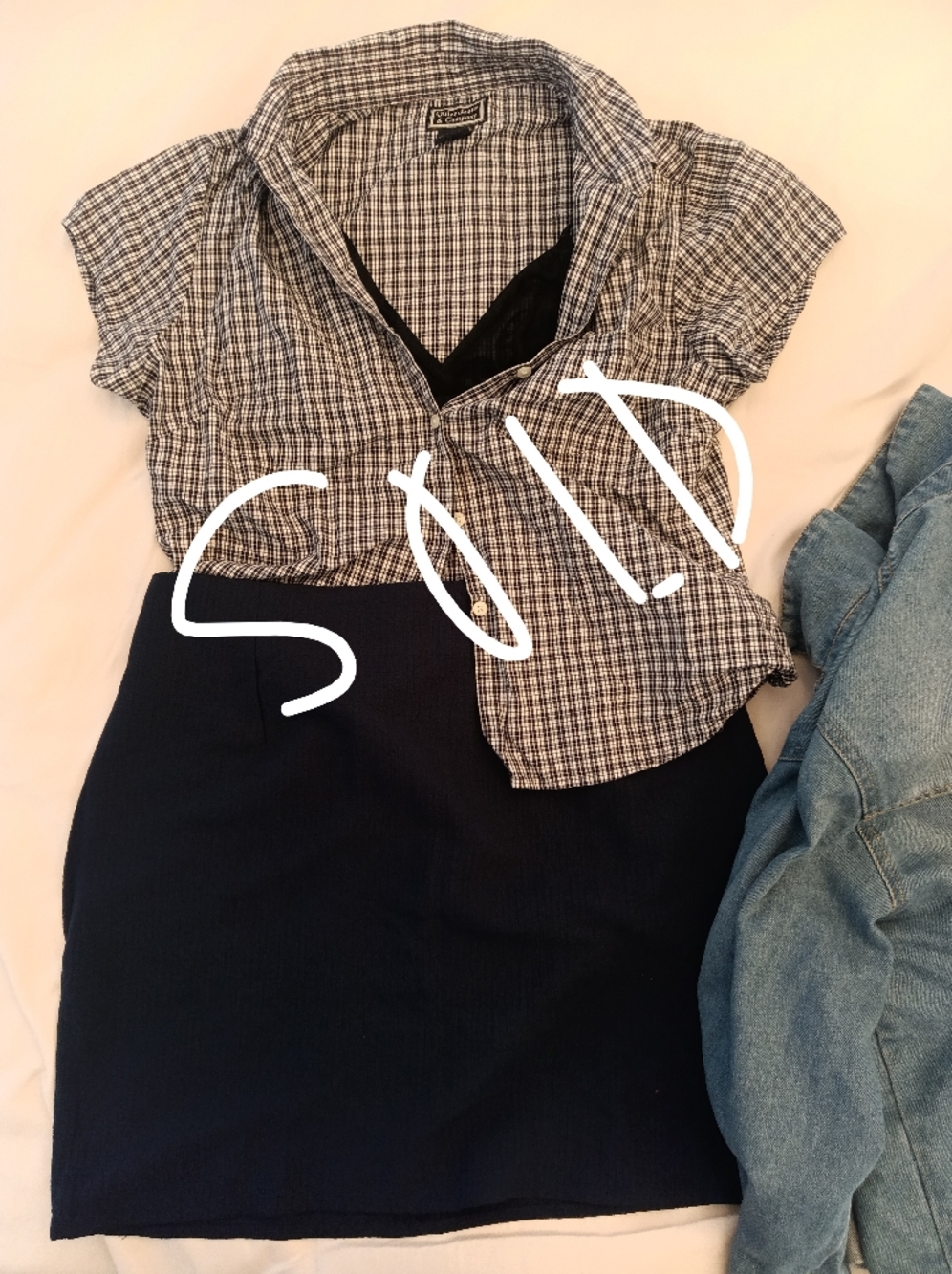 🛑SOLD🛑Vintage Cotton Button Up Shirt | 100% Cotton Check Blouse